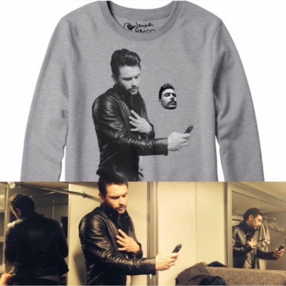 RARE James Franco Selfie Sweater